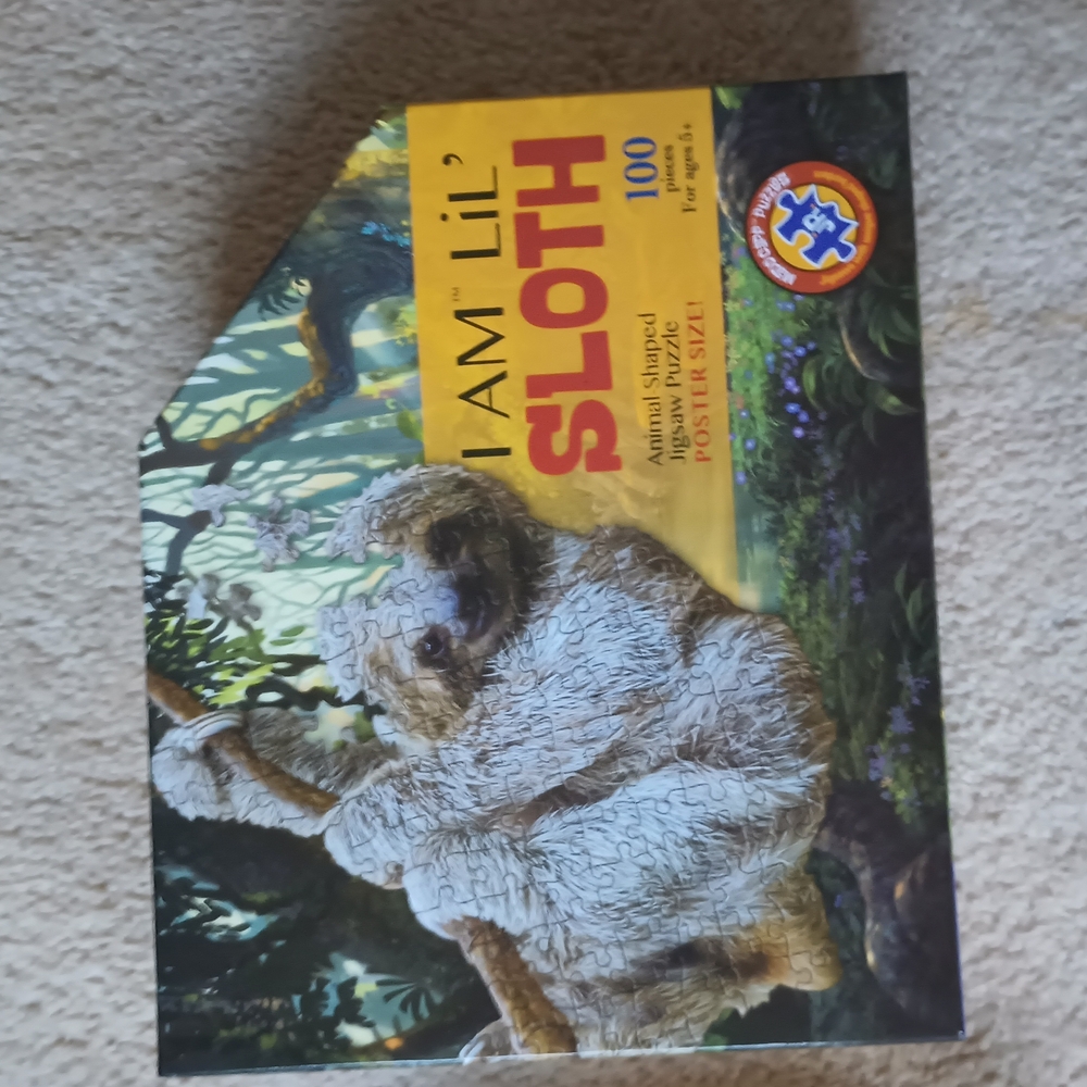 I Am Lil' Sloth Puzzle - 100 Pieces
